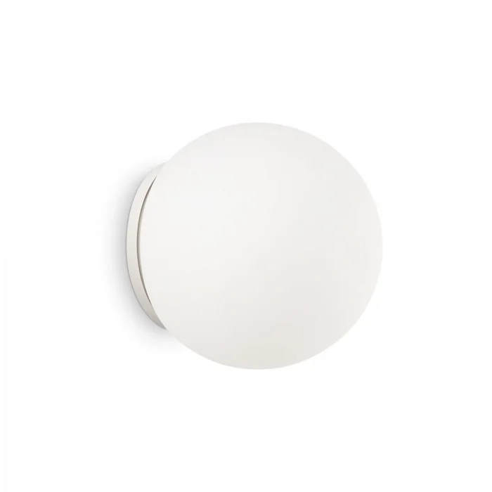 Ideal Lux 059815 Wandleuchte 1x60W Bianco Mapa | E27 – weiß