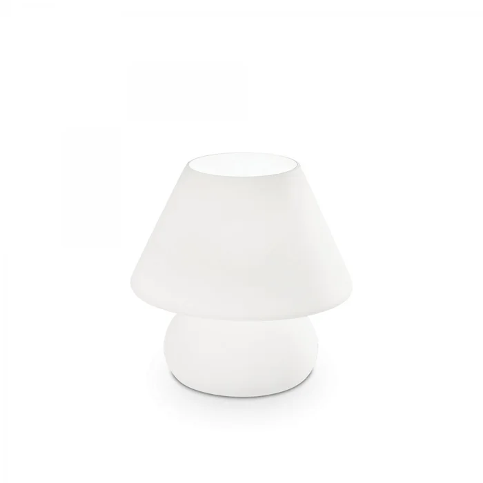 Ideal Lux 074726 Prato Small Tischleuchte 1x40W | E14 – weiß