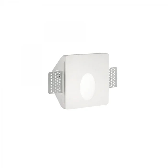 Ideal Lux 249834 LED Wandleuchte Walky-3 1x1W | 3000K – Gips Oberfläche