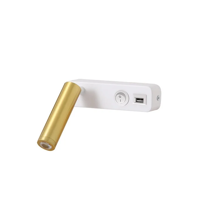 Immax 08281L LED Wandleuchte GOAL USB | 3W integrierte LED-Quelle