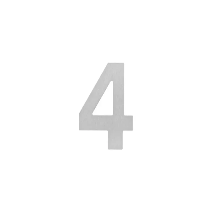 Intersteel – Hausnummer 4 Numbra 150x2mm Edelstahl