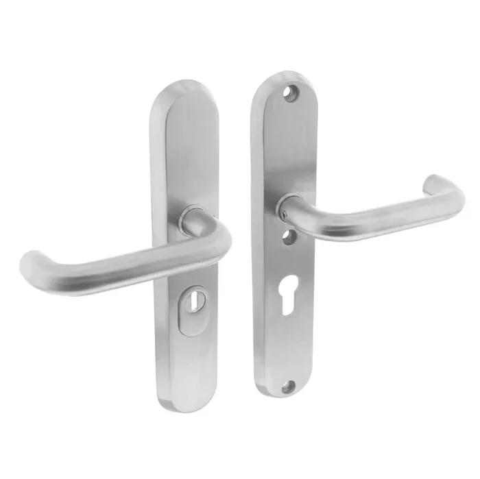 Intersteel – Hintertür-Hardware Aurano Kernzugschutz oval PC 55mm Edelstahl