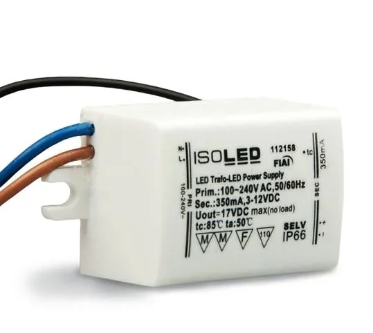 ISOLED LED Konstantstrom-Trafo 350mA 1-4W SELV