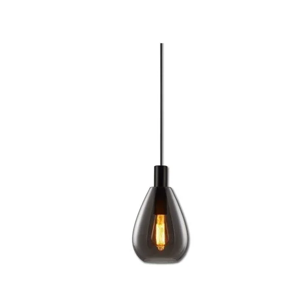 ISOLED Pendelleuchte Smoky Glas E27 300cm