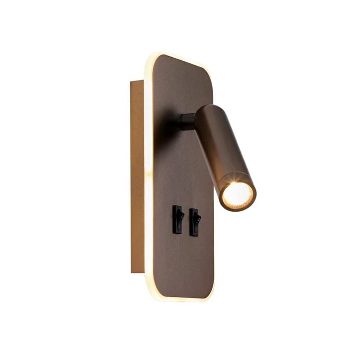 Italux WL-83957-1-CF LED Spot-Wandleuchte Doria | 8W LED | 559lm | 3000K