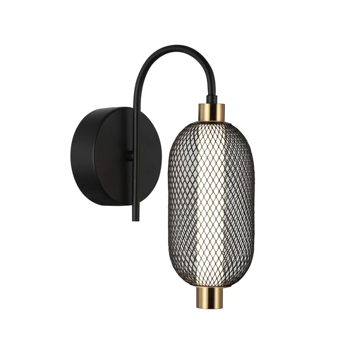 Italux WL-84283-1-BK LED Wandleuchte Marco | 6W LED | 310lm | 3000K