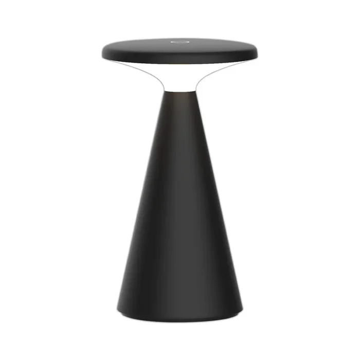 Ivy Akku Tischleuchte schwarz IP44 2700K warmweiß