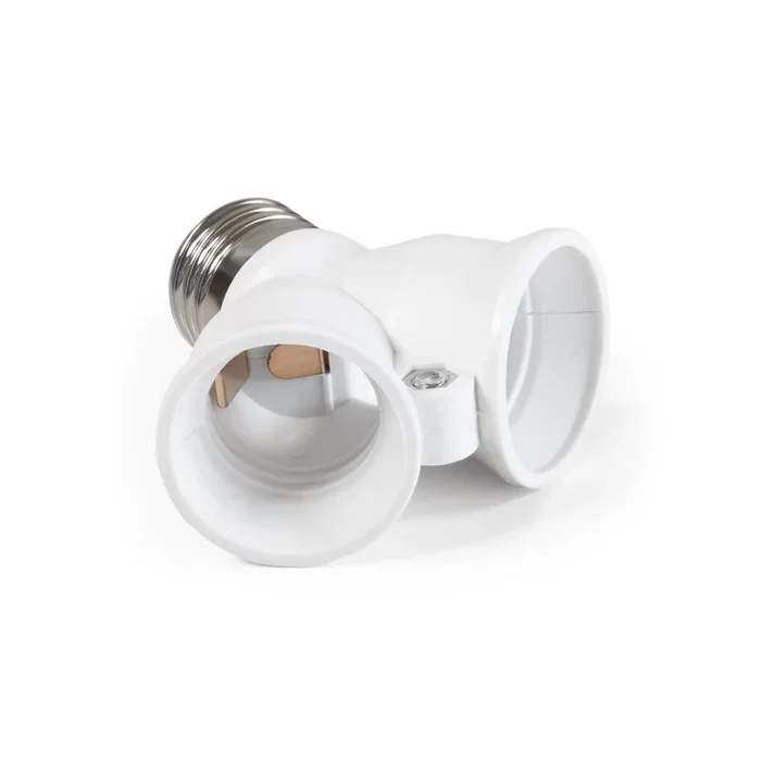 Lampenfassung McShine E27 auf 2x E27, Y-Adapter