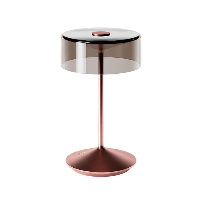 LED Akku-Glasleuchte NUMOTION, 2,2W, 2200/2700K, IP54, (Flex-Mood) 161lm, mit Touch-Dimmer, ros�gold