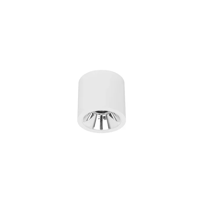 LED Aufbau-Downlight APOLLO MINI, � 11.8cm, Reflektor glatt, CRi >90, UGR <19, DALI, 10.5W 4000K 55�, wei�