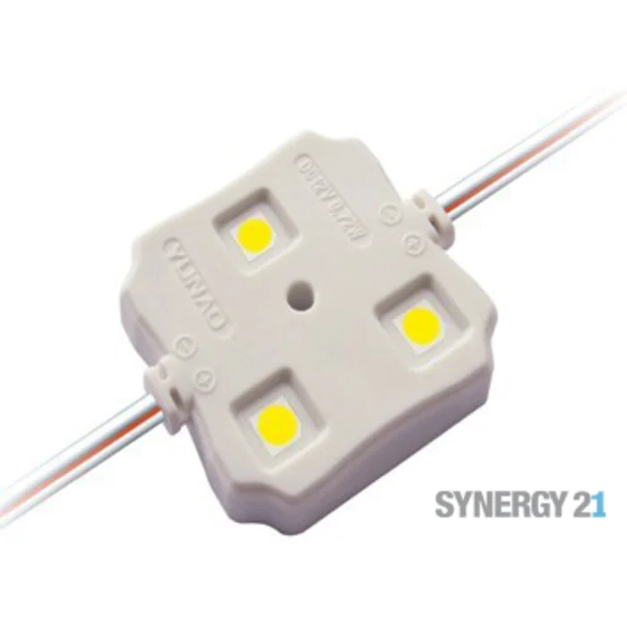 LED Backlight Flex Modul, quadratisch, warmweiß, 12V, 0,72W, IP65 (80 Stück)