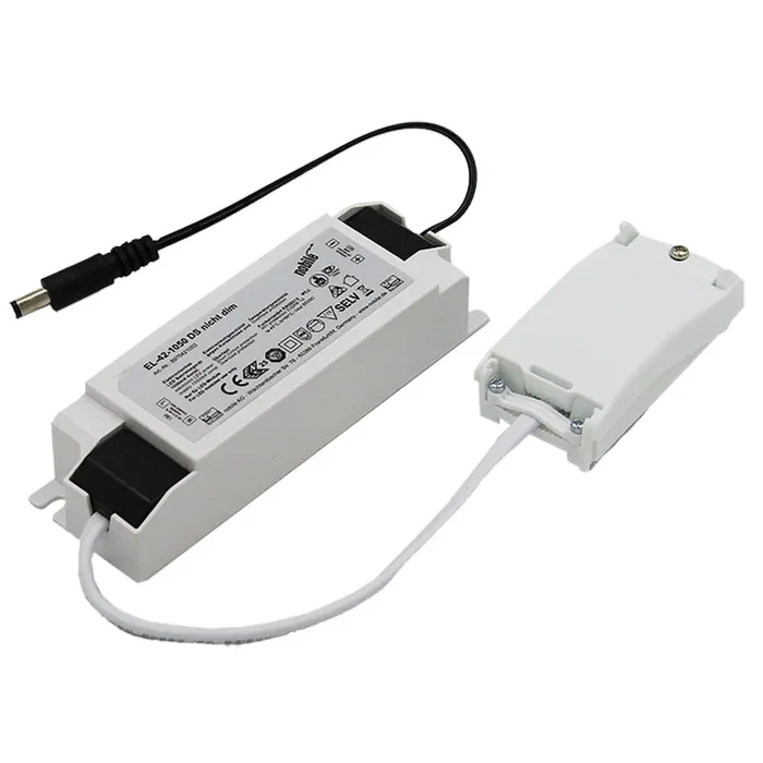 LED Betriebsger�t EL-42-1050 DS, 220-240V AC, sek. 25-40V DC / 1050mA Kontantstrom, 27-42W, flickerfrei, On-Off