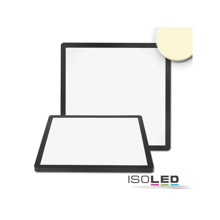 LED Deckenleuchte Slim300 Up&Down, schwarz, 18W, eckig, 300x300mm, warmweiß