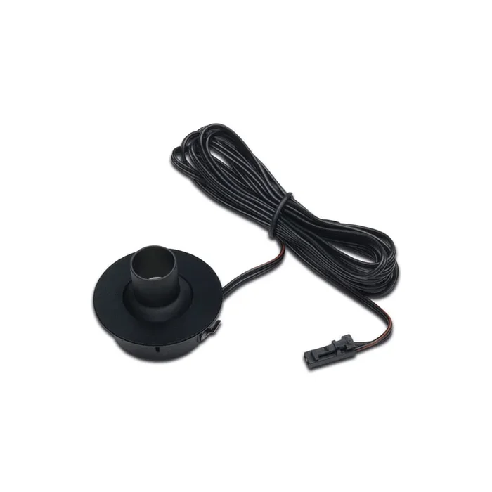 LED Einbauleuchte, � 4cm, 1W, 3000K, 87lm, IP20, schwenkbar, schwarz matt