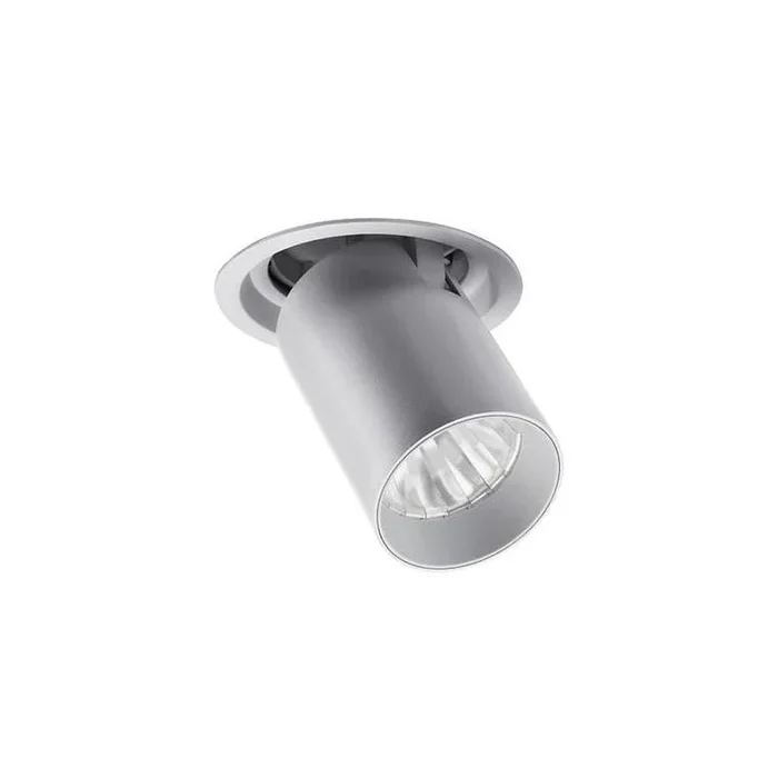LED Einbaurichtstrahler TRAXX MIDI, 50�, 20W, 2724lm, IP20, 230V AC, 50 Hz, CRI > 90, rund, 3500K, silber