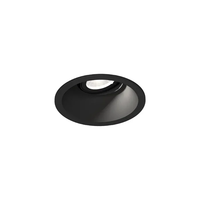 LED Einbaustrahler DEEP ADJUST PETIT 1.0, IP20, 350mA, CRi >90, kardanisch, Blattfedern, 6W 3000K 56�, mattschwarz
