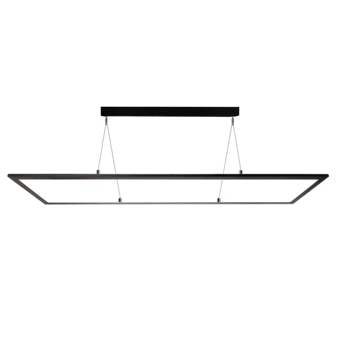 LED EVENT-PANEL TRANSPARENT RGBNW, 119.5 x 29.5cm, 24V DC, 63W RGB+4000K 4265lm, dimmbar, Schwarz / Klar