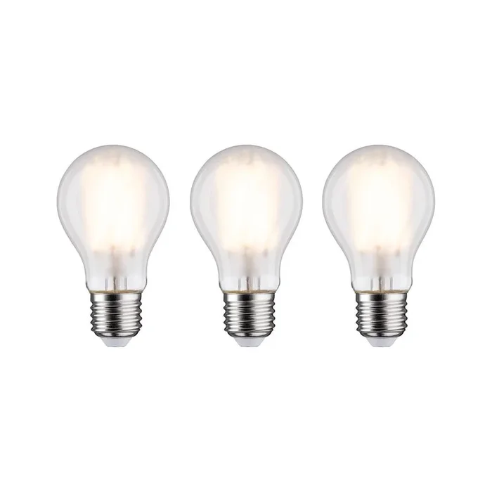 LED Filamentlampe Birnenform, E27, 9W, 2700K, 1055lm, 3er Pack, matt