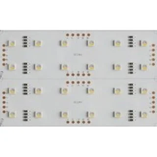 LED FLEX PLATE – 480x240mm – 24×12 (288) LEDs – 24 Units 120x40mm mit 12 LEDs – 24V/DC – 80W – CRI>90 – RGB-W RGBW neutralweiss 4000K – mit 6 Konnektoren XH2.54