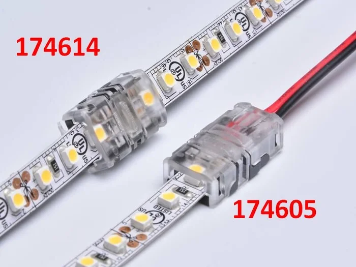 LED FLEX Strip zub. Easy Connect Strip to Wire 8mm