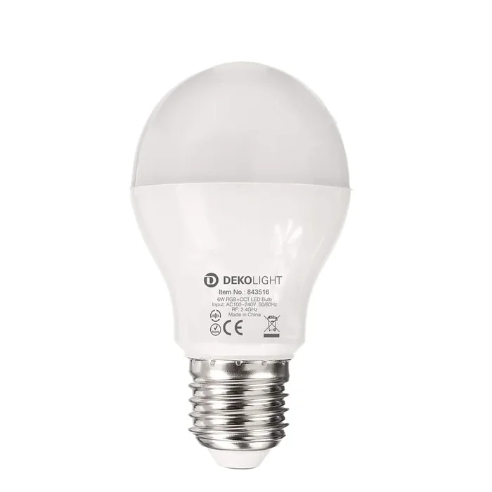 LED Leuchtmittel RF-SMART, E27, 6W, 220�, 2700-6500K, 550lm, IP20, dimmbar, wei�