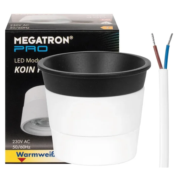 LED-Modul, PAR/MR16 KOIN FLEX 4,9W/500 lm 3000K Keramik schwarz