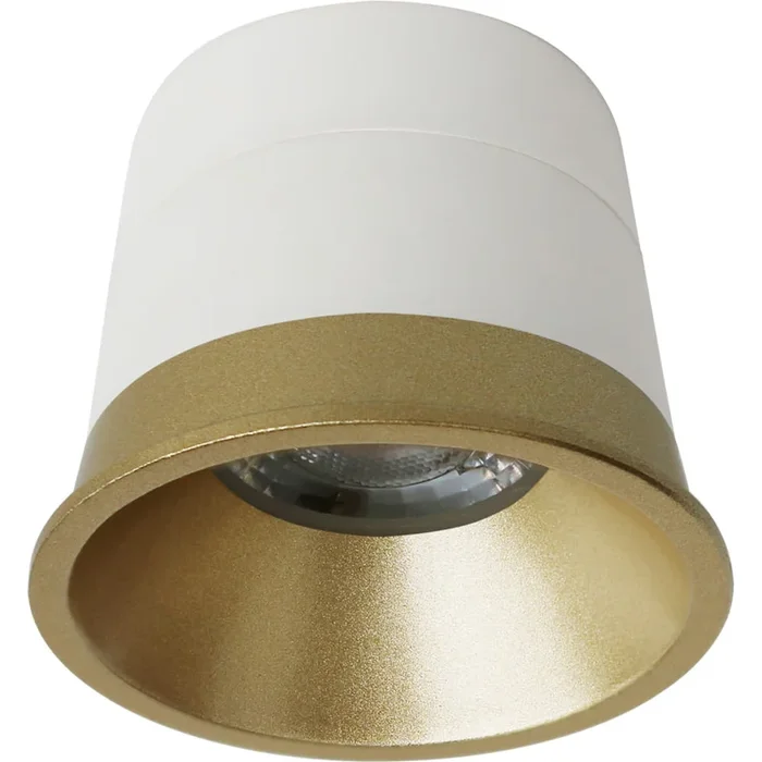 LED Modul Set KOIN FLEX, � 5cm / 4.2cm, 4.9W 3000K 500lm 38�, CRI >90, schaltbar, inkl. 15cm Kabel + Ring, gold