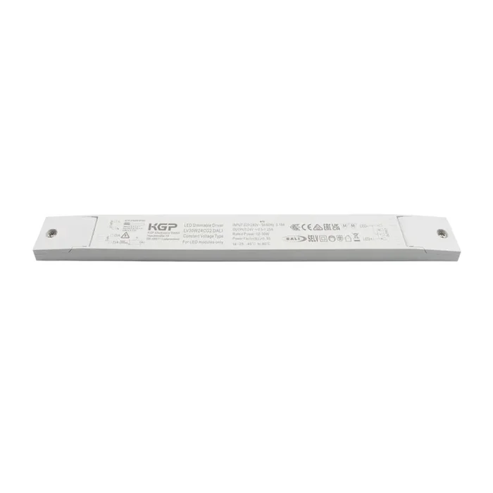 LED Netzger�t LONG FLAT (CV, DC) LV30W24CG2, 12-30W, IP67, DALI dimmbar, wei�
