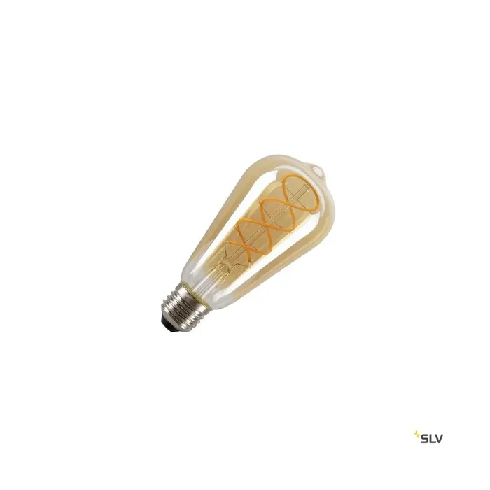 LED ST64, LED-Leuchtmittel, gold, E27, 4 W, 2000 K