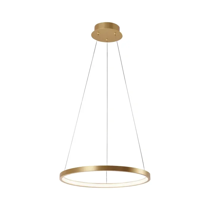 Leuchten Direkt CIRCLE Pendelleuchte LED Gold, 1-flammig
