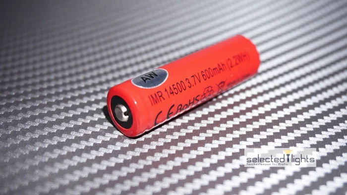 Li-Ionen IMR Akku -Typ 14500 3,7 V 600 mAh