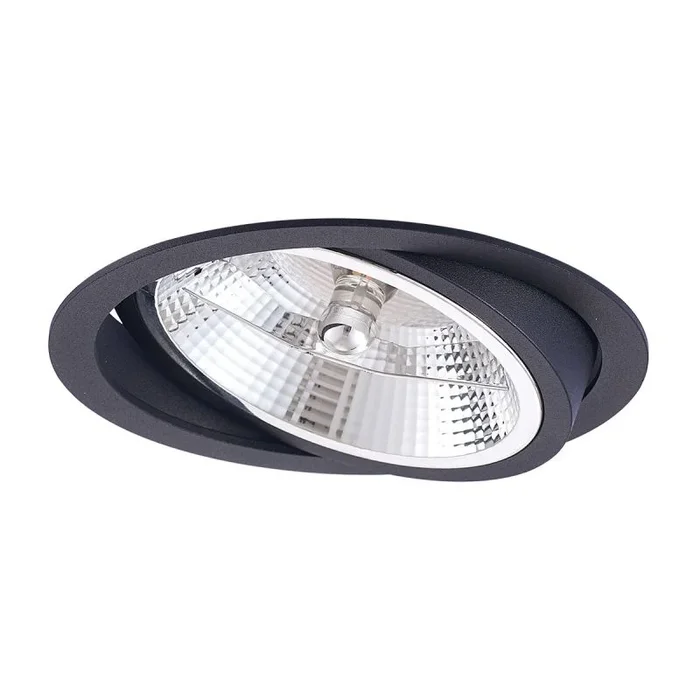 Light Prestige Nero LP-4424/1RS BK movable Einbau-Downlight 1x50W/GU10 IP20