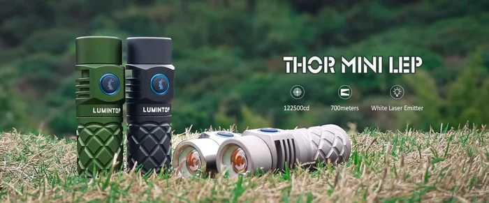 Lumintop Thor Mini ALU 250 Lumens 18350 White Laser LEB Taschenlampe