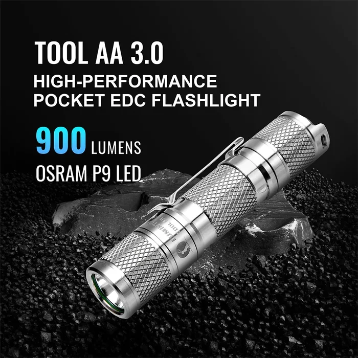 Lumintop Tool AA3.0 Titanium 900 Lumens 14500 EDC Taschenlampe