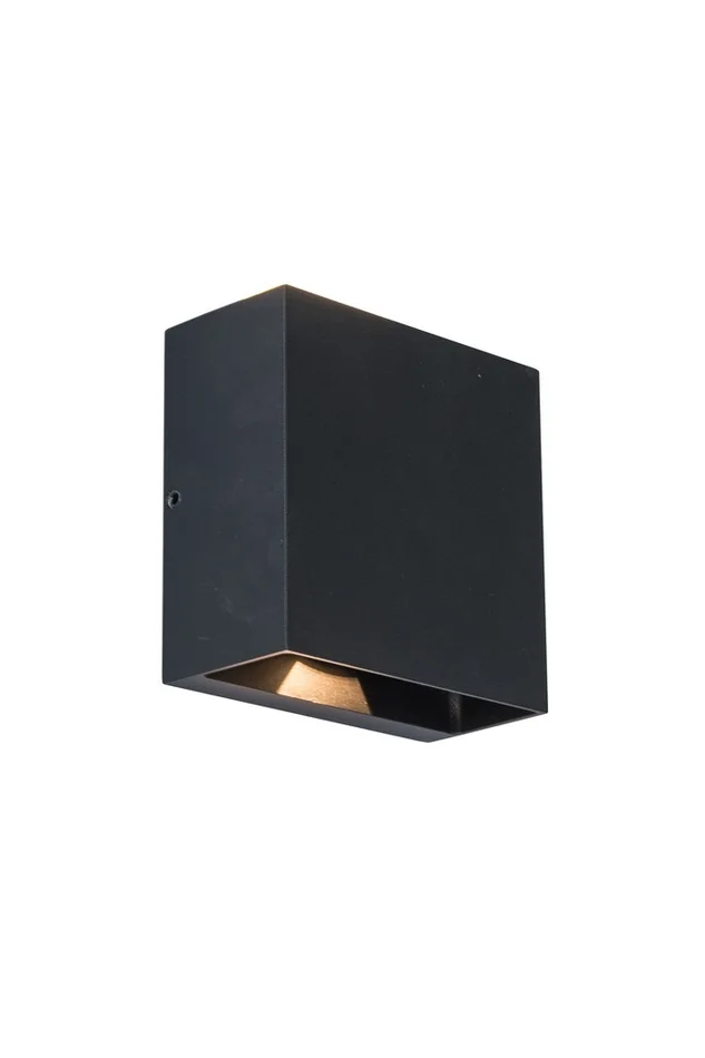 Lutec 5104003012 LED-Außenwandleuchte Gemini Beams 1x10W | 400lm | 3000 K | IP54 – schwarz