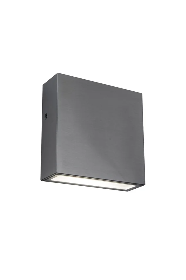 Lutec 5104004001 LED-Außenwandleuchte Gemini Xf 1×9,5W | 750lm | 4000 K | IP54 – Stahl
