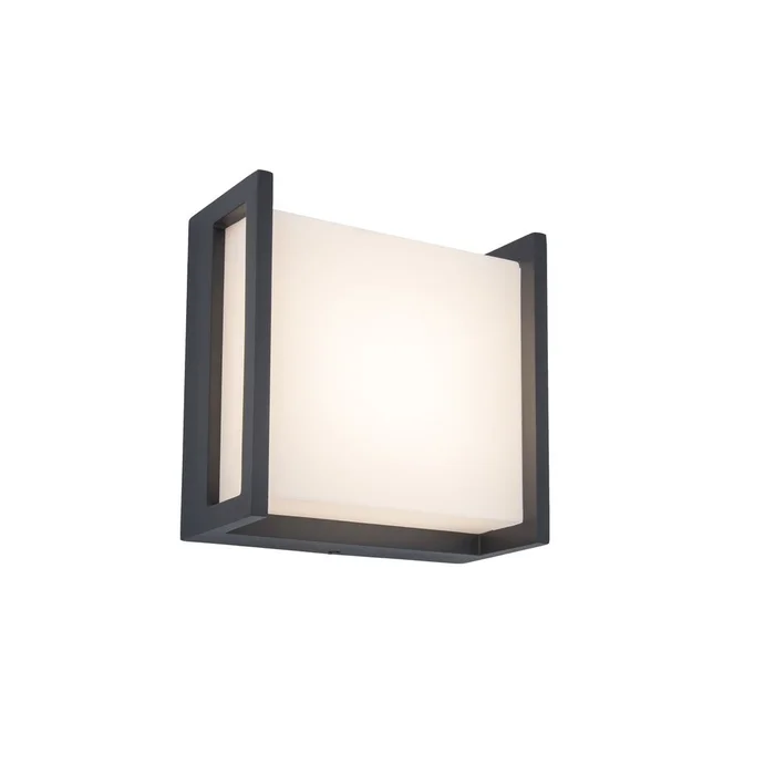 Lutec 5195401118 LED Außenwandleuchte Qubo 1x8W | 3000K | IP54 – Top-Design