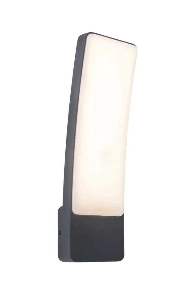 Lutec 5288902118 LED-Außenwandleuchte Kira 1x18W | 1200lm | 4000 K | IP54 – grau