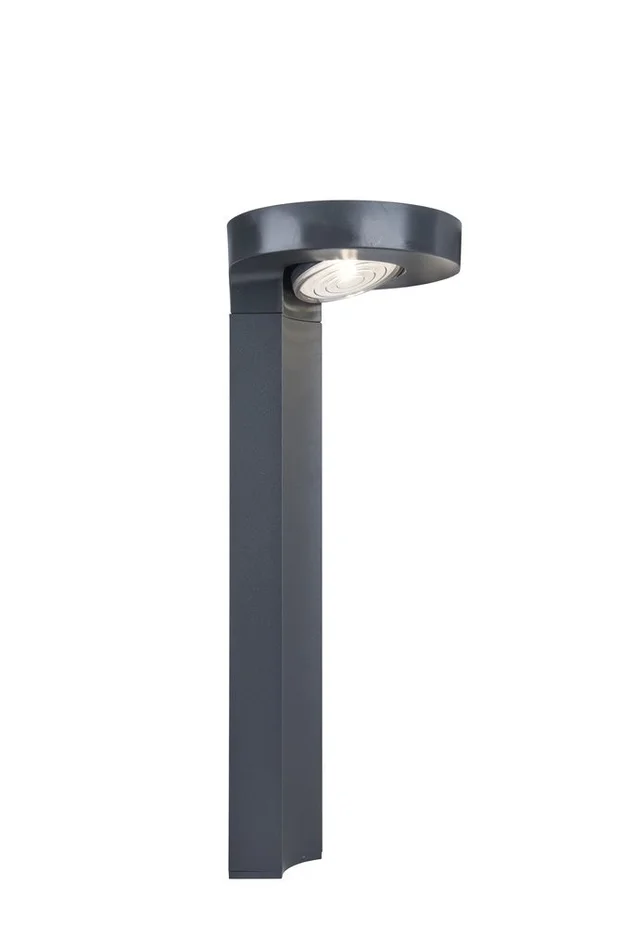 Lutec 6906703335 LED Außenstehleuchte Solar Diso 1x2W | 4000K | IP44 – mit verstellbarem Kopf