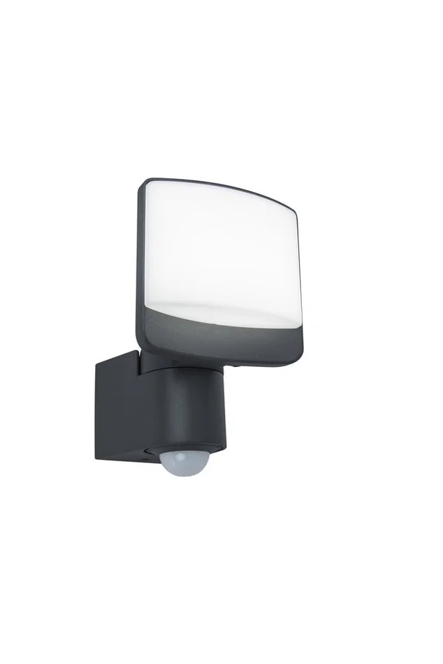 Lutec 7625701345 LED Außenwandleuchte mit Sensor Sunshine 1x12W | 5000K | IP44 – mit verstellbarem Kopf