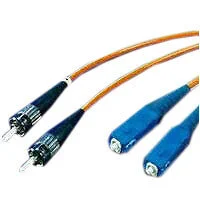 LWL-2-Faser-Patchkabel 2mtr.ST-SC, 62,5/125um,