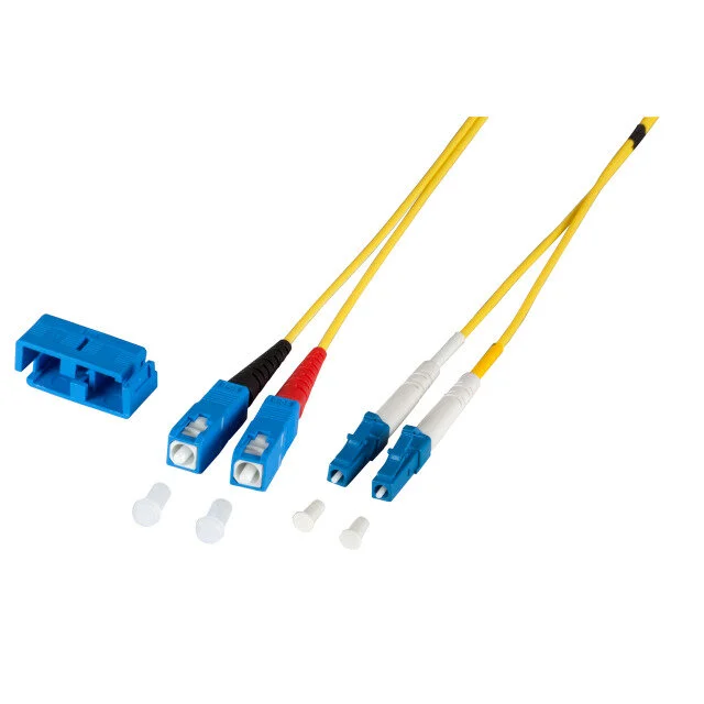 LWL-2-Faser-Patchkabel 5mtr.LC-SC, 9/125um