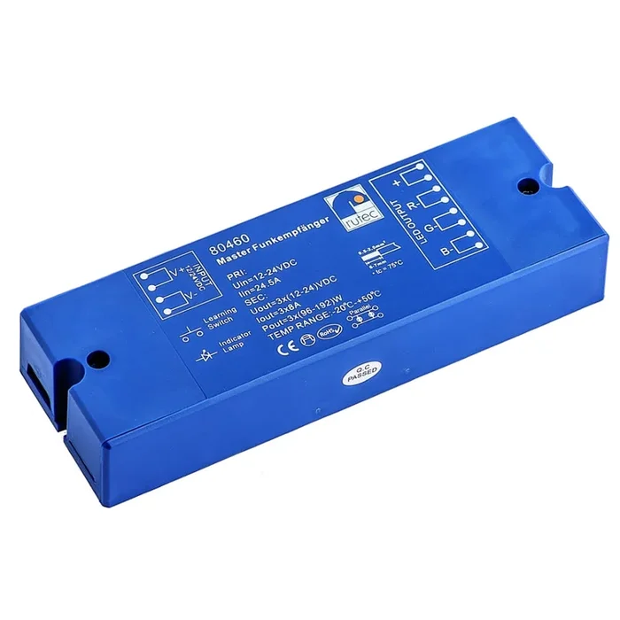 Master Funkempf�nger RGB, IP20, 12/24V, 288W/576W, 3-Kanal