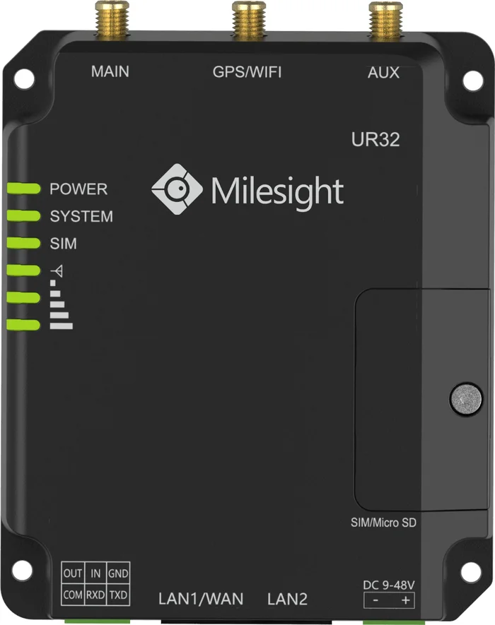 Milesight IoT Ind. Cellular Router UR32 Wi-Fi