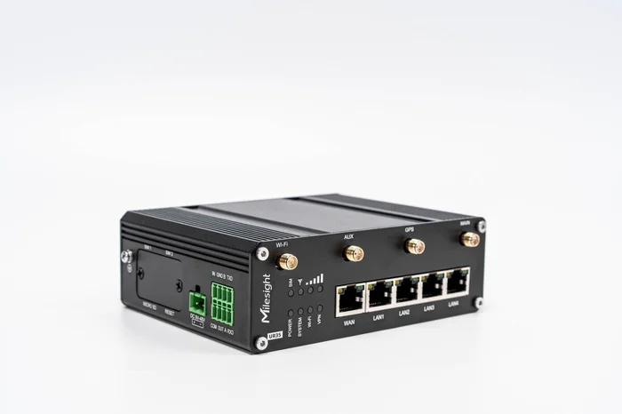 Milesight IoT Industrial Cellular Router, UR35-L04EU-G-S-W