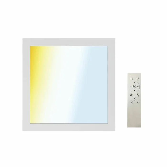 Müller-Licht LED Aufbaupanel Calida Switch Tone 60x60cm Weiß 36W 3800lm CCT 2700-6500K dimmbar Fernbedienung