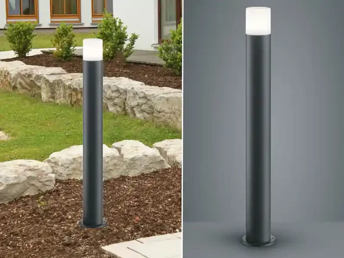 Neu meineWunschleuchte LED Wegeleuchte Pollerleuchte in Anthrazit Höhe 80cm IP44 – Außenleuchten