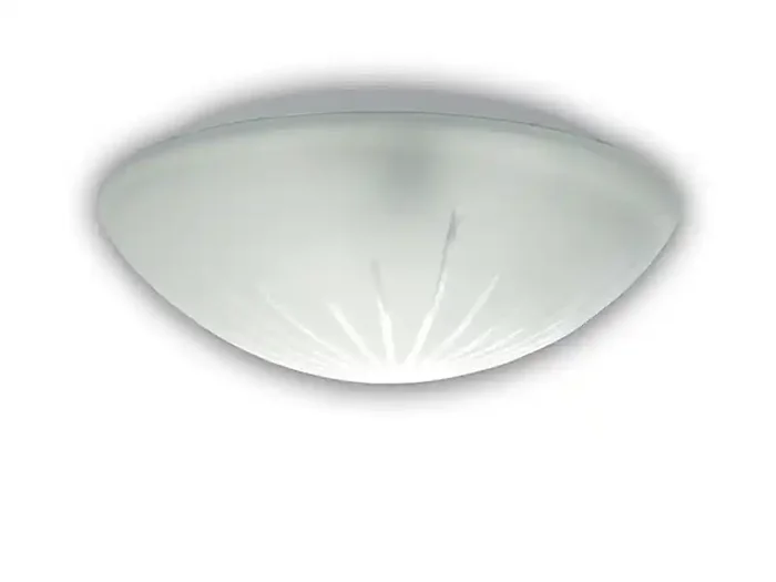 Niermann LED Deckenleuchte / Deckenschale rund, Schliffglas satiniert, Ø 30cm Direkt Vom Hersteller