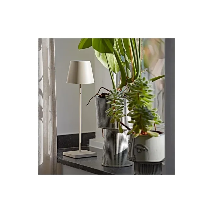 Nuindie LED Akku Tischleuchte Außentischleuchte IP54 Dünenbeige Flex-Mood 2700/2200K USB-C