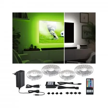 Nur Für Kurze Zeit Paulmann 78877 MaxLED 250 LED Strip TV Comfort Basisset 5,1m 25,5W gemütlich Regenbogen/ Weiß+
